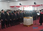 Sekda HSS Hadiri Pelantikan Anggota DPRD Periode 2024-2029