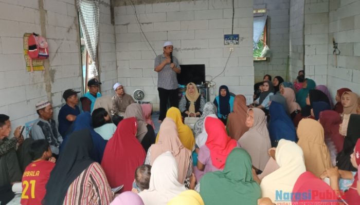Sambangi Desa Banua Padang, Pasangan MILAD Paparkan Program Unggulan Untuk Tapin BUNGAS