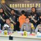 Kapolres HSU AKBP Meilki Bharata saat memimpin pers rilis ungkap kasus rudapaksa anak dibawah umur.