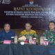 Pj Bupati HSS, Endri saat menghadiri rapat koordinasi persiapan pendistribusian logistik Pemilu. (Foto : Prokopim HSS)