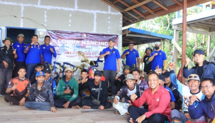 Meriahkan HUT Ke-74 Polairud, Polres HSU Gelar Lomba Mancing Bersama Masyarakat