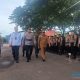 Kapolres HSS, AKBP Muhammad Yakin Rusdi beserta Forkopimda setempat melakukan pengecekan pasukan. (Foto : Narasi Publik)