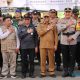 Pj Bupati HSS, Endri saat menghadiri apel pergeseran pasukan pengamanan tahapan pemungutan dan penghitungan suara Pilkada 2024. (Foto : Prokopim HSS)