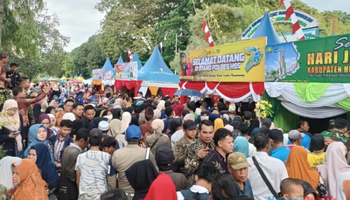 Belasan Ribu Porsi Makanan dan Kue Khas Banjar Tersaji di Harjad Ke-74 HSS
