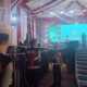Personil Polres HSS amankan acara pesta rakyat Harjad ke-74 Kabupaten HSS. (Foto : Narasi Publik)