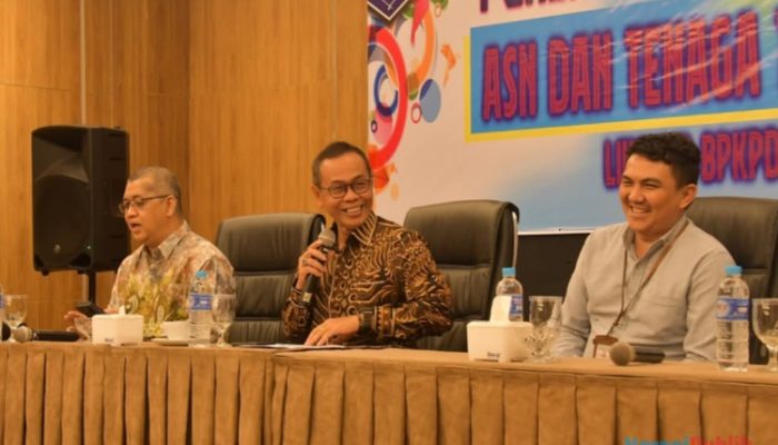 Sekda HSS Hadiri Sosialisasi Penerapan SP2D Online dan PPKP