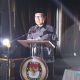 Wakil Bupati HSS terpilih, Suriani saat memberikan sambutan pada rapat pleno terbuka penetapan Bupati dan Wakil Bupati terpilih pilkada 2024. (Foto : Istimewa)