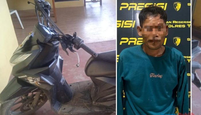 Pelaku Curanmor di Batu Hapu Tapin Berhasil Diringkus di Hatungun