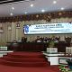 Ketua DPRD HSS, Akhmad Fahmi pimpin Rapat Paripurna pengumuman penetapan Bupati dan Wakil Bupati HSS terpilih hasil Pilkada 2024. (Foto : Narasi Publik)