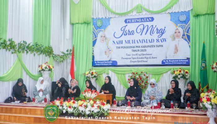 Tim Penggerak PKK Tapin Gelar Peringatan Isra Miraj Nabi Muhammad SAW