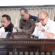 Wakil Ketua II DPRD HSS, Muhammad Kusasi bersama Wakil Ketua I DPRD HSS, Husnan saat memimpin rapat Banmus bersama eksekutif. (Foto : Humas DPRD HSS)