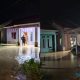 Kondisi pemukiman warga di Kabupaten Tapin yang terendam banjir akibat diguyur hujan cukup lama. (Foto : Istimewa)