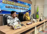 Sosialisasikan Layanan Siaga 112, Diskominfo HSS Audiensi Bersama PT Jasnita Telekomindo