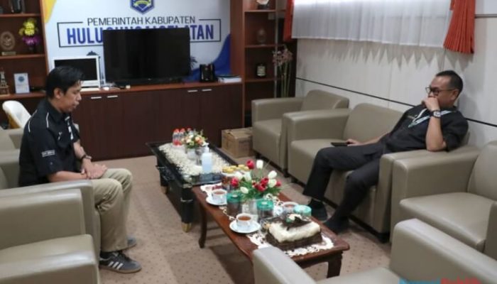 Terima Kunjungan Kepala Bank Kalsel Kandangan, Sekda HSS Harap Kerjasama Pembangunan Daerah Lebih Baik