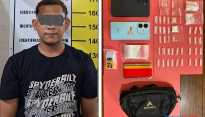 Miliki 44 Paket Sabu, Seorang Pria di Binuang Diringkus Satnarkoba Polres Tapin