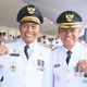Bupati dan Wakil Bupati HSS, Syafrudin Noor - Suriani sebelum mengikuti pelantikan di Istana Negara Jakarta. (Foto : Sekretariat Kepresidenan)
