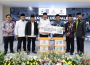 Peduli Palestina, Wabup HSS Salurkan Donasi Infaq dan Sedekah ke Baznas RI dan DMI Pusat