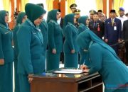 Resmi Dilantik Sebagai Ketua TP PKK, Hj Tata Ingin Pemberdayaan Keluarga di HSS Meningkat