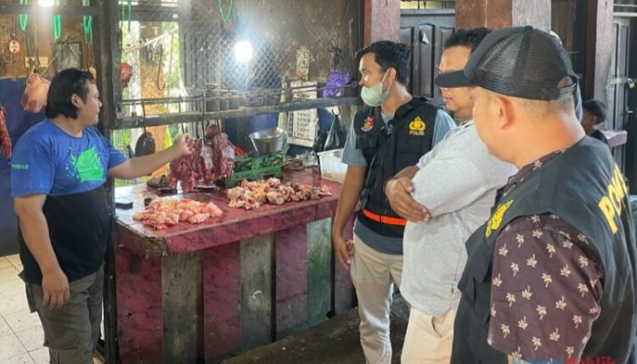Sidak Pasar, Satgas Pangan Polres HSS Kembali Pastikan Harga dan Stok Bahan Pokok Aman