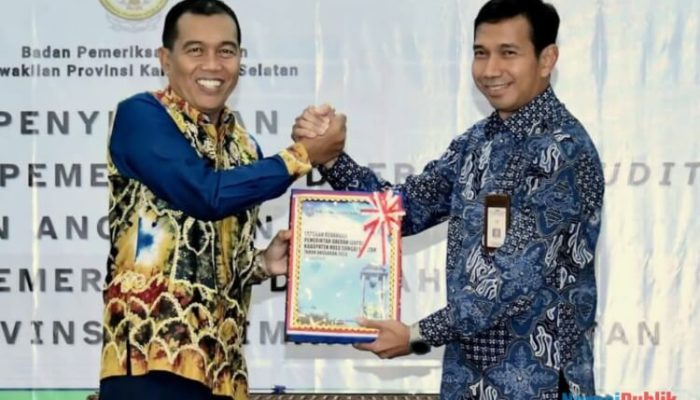 Serahkan LKPD Unaudited 2024, Bupati HSS Harapkan Pemeriksaan BPK Kalsel Berjalan Baik