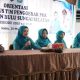 Ketua TP PKK HSS Mustaidah saat membuka kegiatan orientasi pengurus periode 2025-2030. (Foto : Diskominfo HSS)