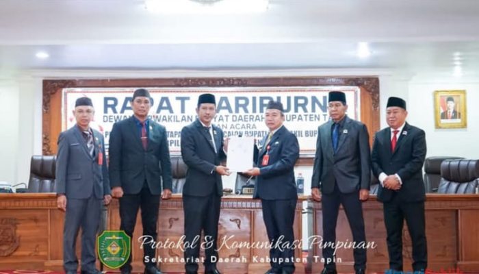 DPRD Tapin Tetapkan Yaman – Juanda Sebagai Kepala Daerah Terpilih Periode 2025-2030
