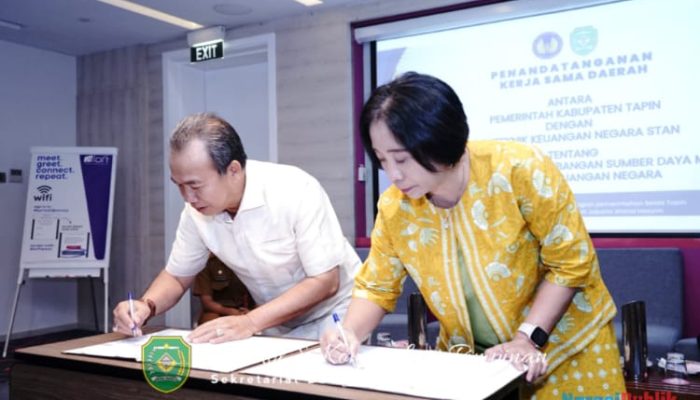Perkuat Pengembangan SDM, Pj Bupati Tapin Jalin Empat Kerja Sama Strategis