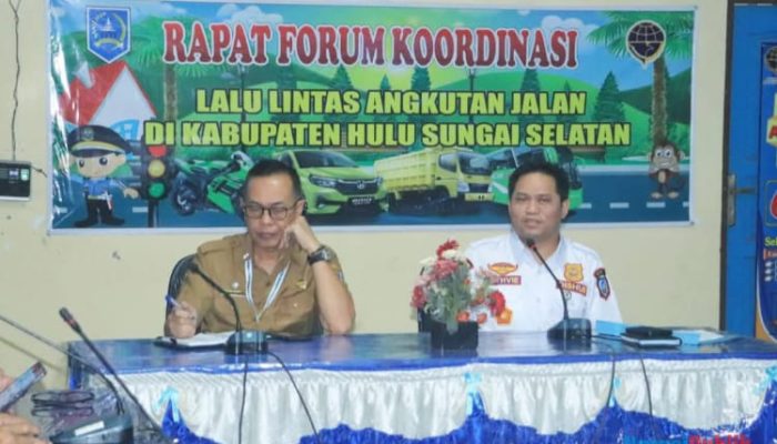 Tekan Laka Lantas dan Kemacetan, Pemkab HSS Gelar Rakor Lalu Lintas Angkutan Jalan