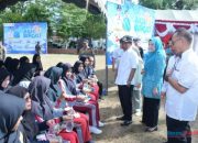 Tekan Anemia Pada Remaja, Pemkab HSS Berikan Sarapan Bergizi dan Tablet Tambah Darah Kepada Ratusan Pelajar