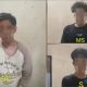 MS (23), BG (27), dan S (43) tersangka kasus narkoba yang berhasil ditangkap jajaran Polsek Martapura. (Foto : Humas Polres Banjar)