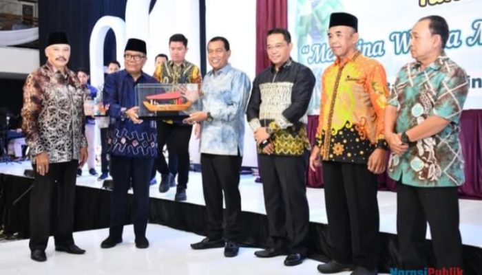 Hadiri Halal Bihalal, Bupati Syafrudin Noor Paparkan Prestasi Daerah Kepada IKK HSS Banjarmasin