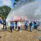 Keseruan anak-anak PAUD IT Al-Madani Tapin saat mengikuti rangkaian kegiatan sosialisasi Damkar. (Foto : Narasi Publik)