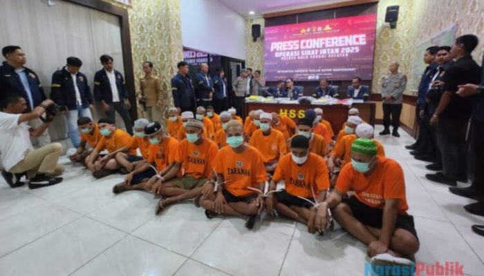 Polres HSS Ungkap 25 Kasus Dalam Operasi Sikat Intan 2025