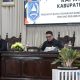Ketua DPRD HSS, Akhmad Fahmi saat memimpin rapat paripurna pembahasan Ranperfa inisiatif DPRD tentang Perlindungan Lahan Pertanian Pangan Berkelanjutan. (Foto : Istimewa)