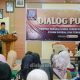 Wabup HSS, Suriani saat memberikan sambutan di acara dialog publik pencegahan paham radikal dan terorisme yang digelar PC PMI HSS. (Foto : Diskominfo HSS)