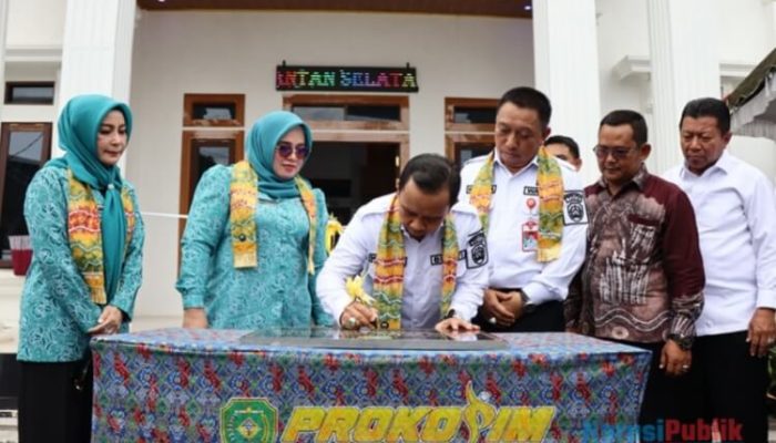 100 Hari Kerja, Bupati dan Wabup Tapin Resmikan Kantor Baru Desa Pantai Cabe