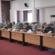 Suasana rapat Pansus bersama eksekutif yang membahas Ranperda tentang Penyelenggaraan Ketenagakerjaan. (Foto : Istimewa)