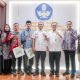 Bupati HSS, Syafrudin bersama jajaran saat berada di Kemendikdasmen RI. (Foto : Istimewa)