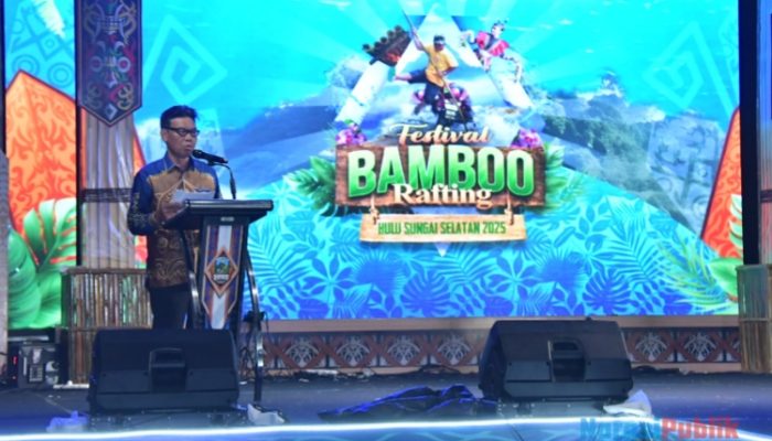 Festival Bamboo Rafting Loksado 2025 Resmi Dibuka, Angkat Tema “When Nature Meets Culture”