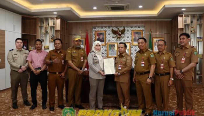 Pemkab Tapin Terima Sertifikat Tanah, Siap Bangun Sekolah Rakyat