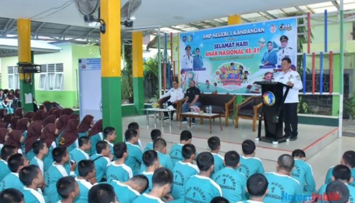 Hari Anak Nasional 2025, Wabup HSS Ajak Siswa Belajar Giat dan Perkuat Persaudaraan
