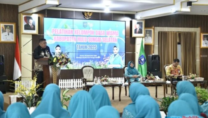 Perkuat Peran PKK dalam Pembangunan, Pemkab HSS Gelar Pelatihan Kelompok Dasa Wisma