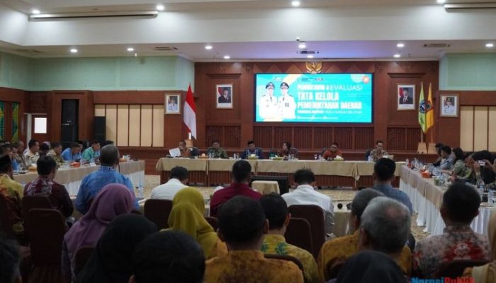 Perkuat Tata Kelola Pemerintahan, Pemkab HSS Ikuti Rakor Bersama KPK RI 