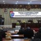 Wabup HSS, Suriani saat menyampaikan Ranperda APBD Tahun 2026 dalam Rapat Paripurna DPRD. (Foto : Prokopim HSS)