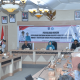 Ketua Tim Penggerak PKK HSS, Tata Syafrudin Noor saat menghadiri kegiatan sosialisasi Perda Kabupaten HSS Nomor 6 Tahun 2024 tentang Pengembangan Ekonomi Kreatif. (Foto : Prokopim HSS)