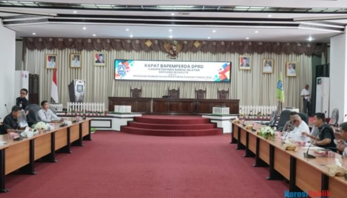 Bapemperda DPRD HSS Bahas 11 Usulan Propemperda Tahun 2026 Bersama Eksekutif