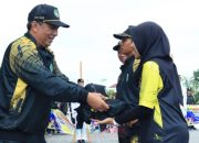 Lepas Kontingen Porprov Kalsel 2025, Sekda Tapin Targetkan Peningkatan Prestasi