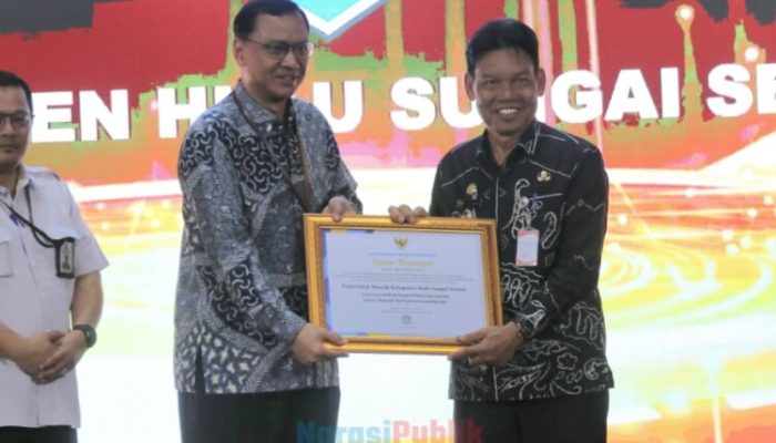 Sukses Terapkan Kearsipan Digital, Pemkab HSS Raih Penghargaan dari ANRI