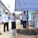 Wabup HSS, Suriani saat melakukan monitoring salah satu proyek pembangunan di Kecamatan Daha Selatan. (Foto : Prokopim HSS)