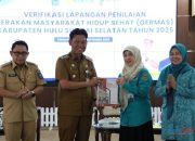 Wabup HSS Sambut Kedatangan Tim Verifikasi Germas Tingkat Provinsi Kalsel